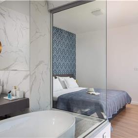 Luxury Beachfront Villa with Heated Infinity Pool near Trogir, Sleeps 8